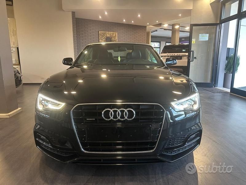 Usata Audi A5 Cabriolet S-Line 190 CV (139 kW) 2016 Nero Cabrio