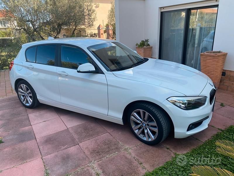 Usata BMW 116 2017 Bianco Utilitaria