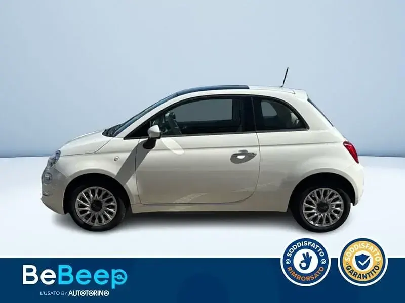 Brugt Fiat 500 Lounge 69 HK (50 kW) 2017 Hvid