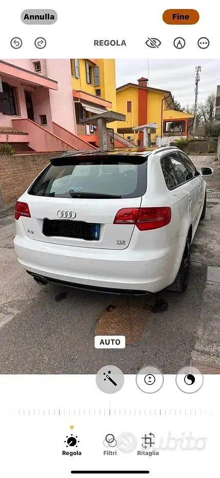 Usata Audi A3 Sportback S-Line 2011 Bianco Utilitaria