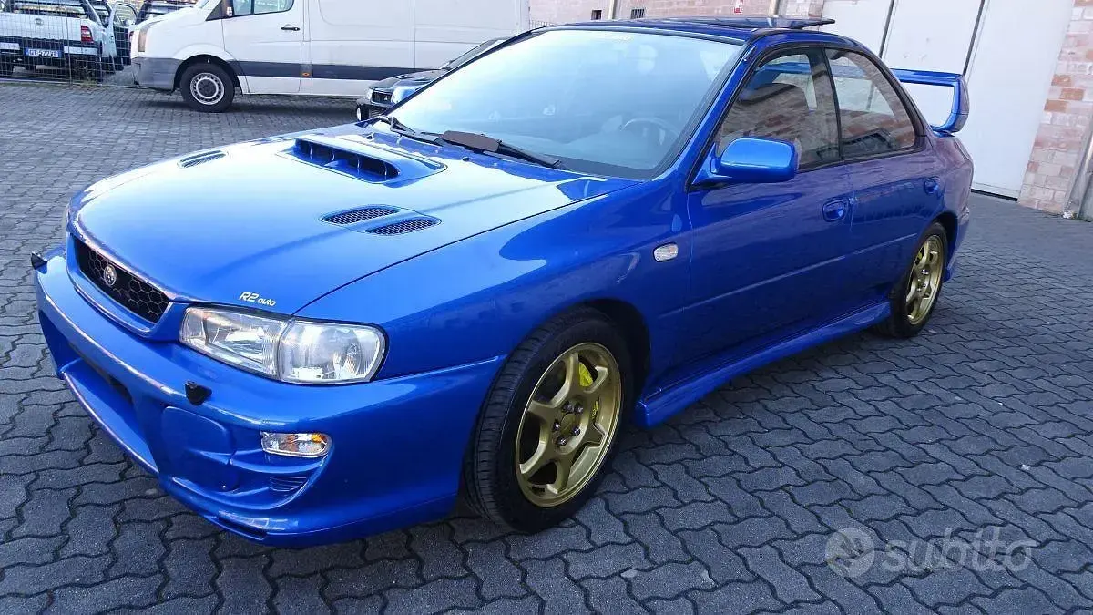 Usata Subaru Impreza 218 CV (160 kW) 1998 Blu Berlina