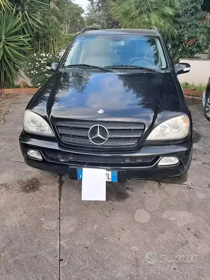Begagnad Mercedes ML270 163 HK (119 kW) 2004 Svart SUV