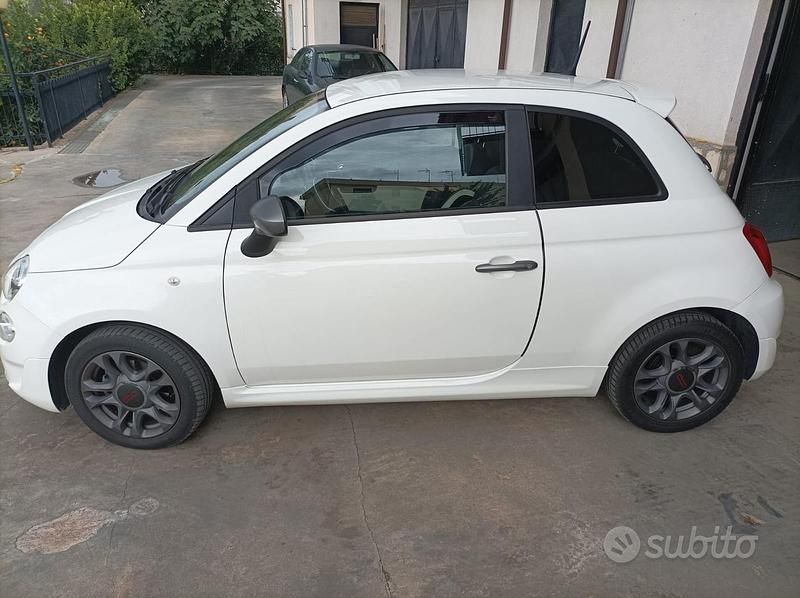 Usata Fiat 500S Sport 95 CV (69 kW) 2017 Bianco Coupé