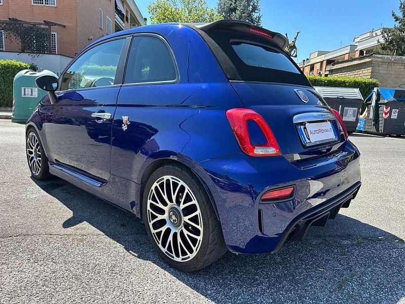 Usata Abarth 595C Turismo 165 CV (121 kW) 2016 Blu/azzurro Cabrio