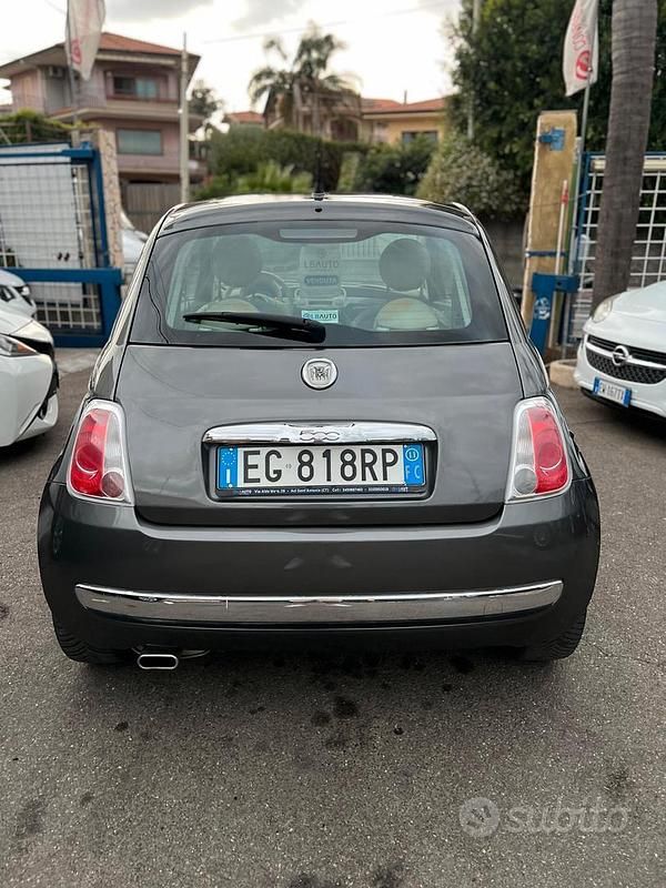 Usata Fiat 500 Lounge 69 CV (50 kW) 2011 Marrone Berlina