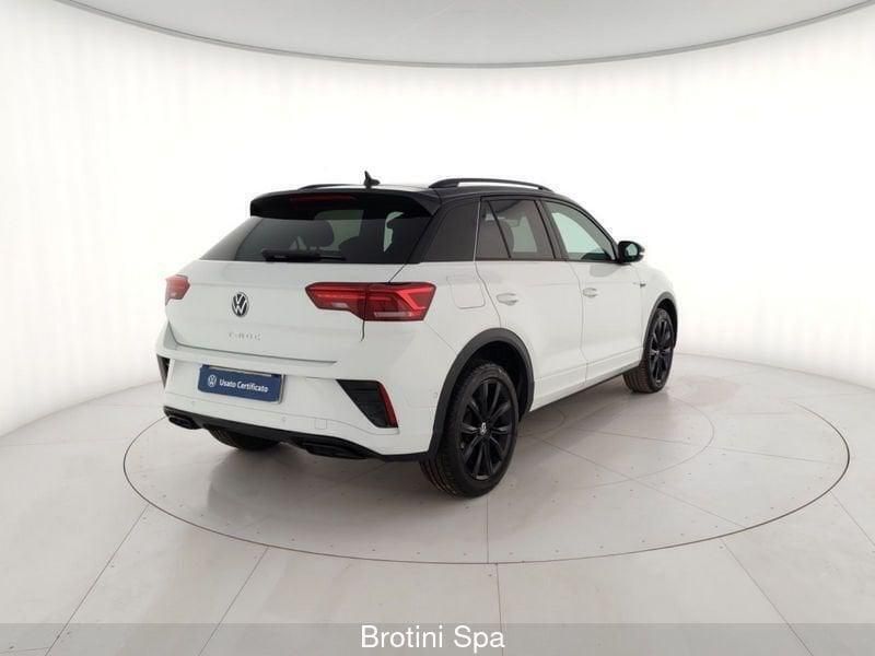 Usata VW T-Roc R-line 150 CV (110 kW) 2022 Bianco SUV