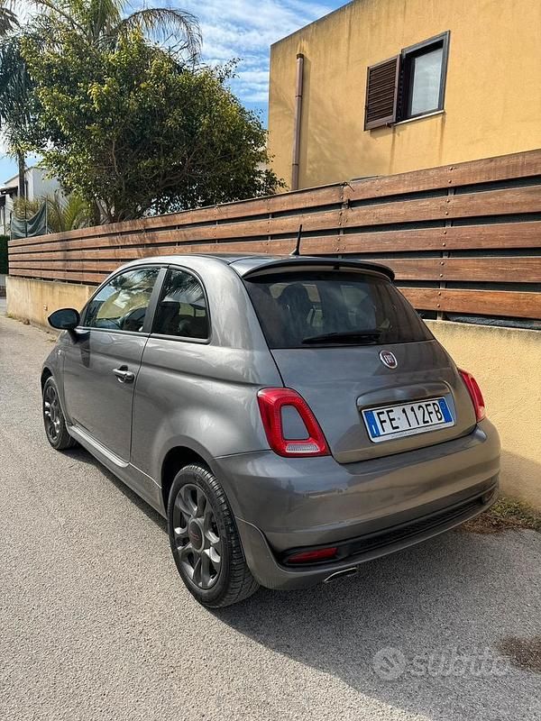 Usata Fiat 500S S 69 CV (50 kW) 2016 Grigio Utilitaria