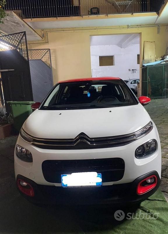 Usata Citroën C3 90 CV (66 kW) 2018 Rosso Utilitaria