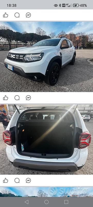 Usata Dacia Duster 100 CV (73 kW) 2023 Bianco SUV