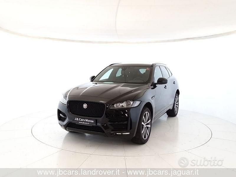 Nero Usata 2018 Jaguar F-Pace R-Sport SUV | 19.900 € (Buon prezzo) - Immagine 1/4