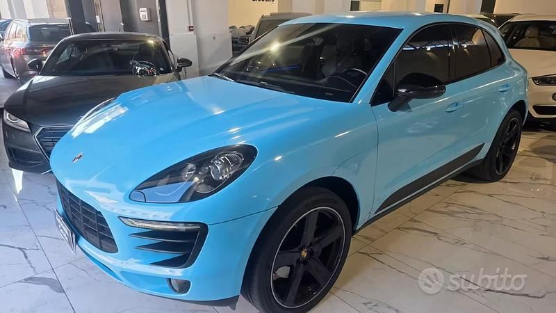 Usata Porsche Macan 250 CV (183 kW) 2015 Blu SUV