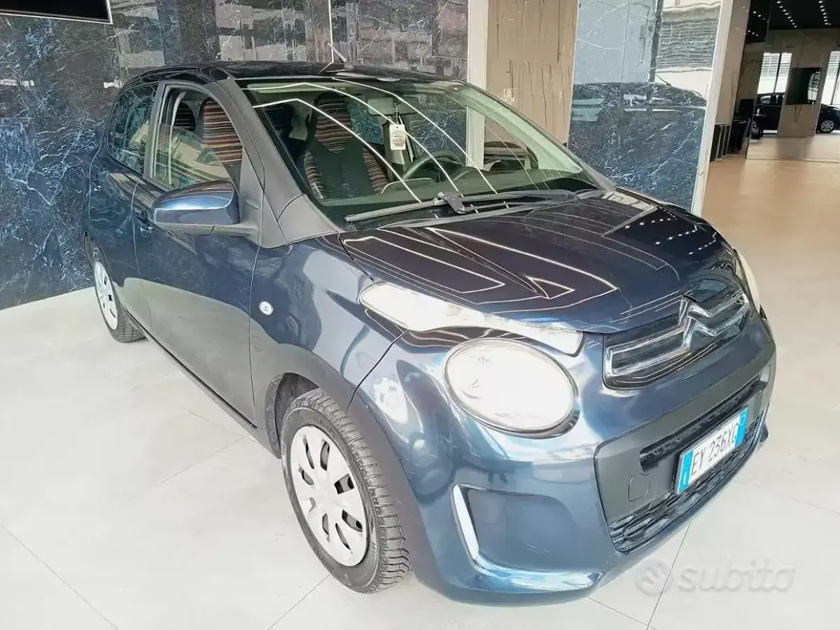 Usata Citroën C1 PureTech 82 CV (60 kW) 2015 Blu Utilitaria