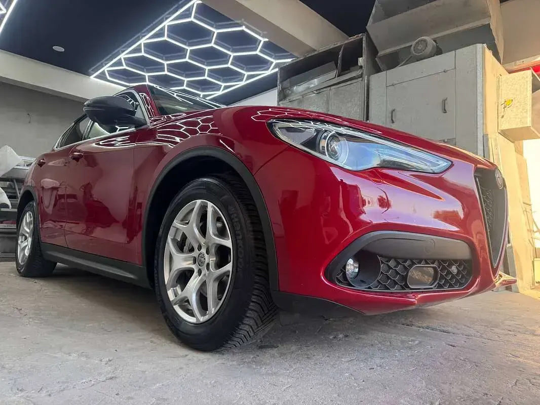 Usata Alfa Romeo Stelvio 190 CV (139 kW) 2019 Rosso SUV