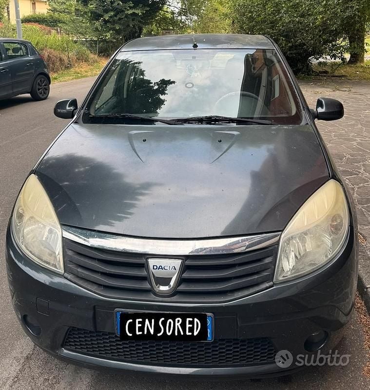 Usata Dacia Sandero 75 CV (55 kW) 2009 Nero Berlina