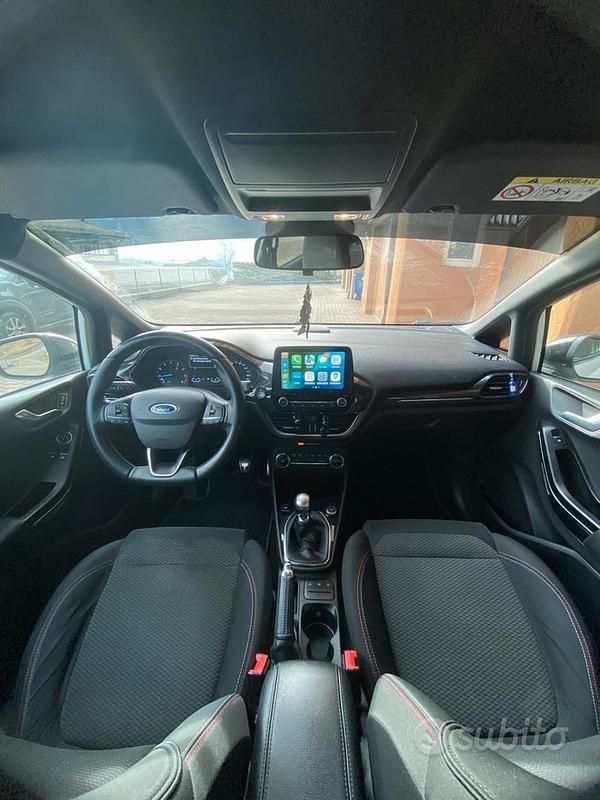 Usata Ford Fiesta ST-Line 125 CV (91 kW) 2018 Bianco Berlina