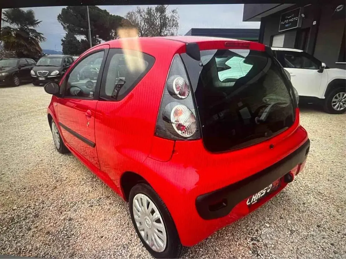 Usata Citroën C1 68 CV (50 kW) 2008 Rosso Utilitaria