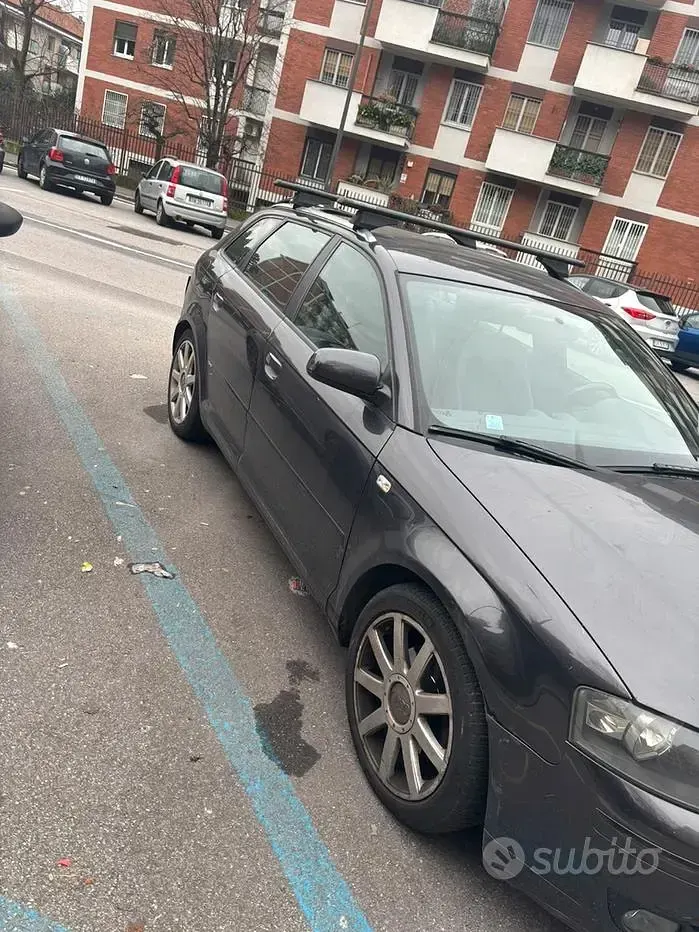 Usata Audi A3 S-Line 140 CV (102 kW) 2006 Nero Utilitaria