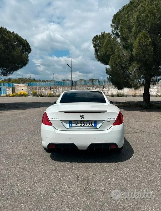 Usata Peugeot 308 CC 120 CV (88 kW) 2011 Bianco Cabrio