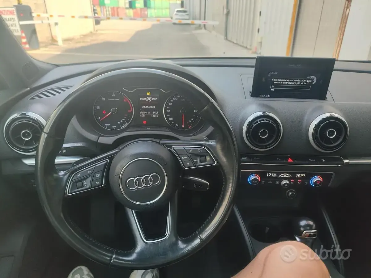 Usata Audi A3 Sport 150 CV (110 kW) 2017 Nero Berlina