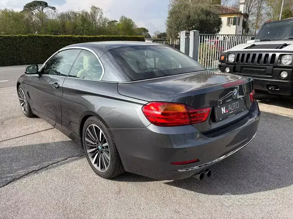 Usata BMW 430 Cabriolet Luxury Line 252 CV (185 kW) 2016 Grigio scuro Cabrio