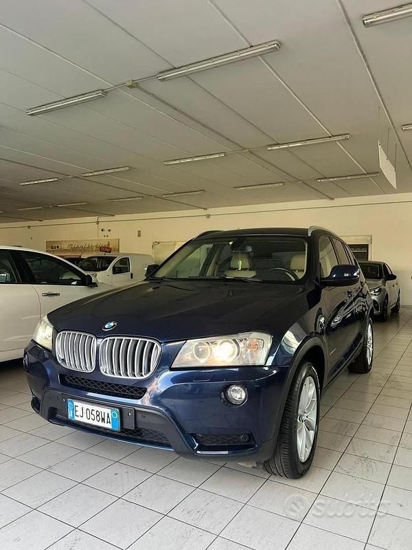 Usata BMW X3 Efficient Dynamics 184 CV (135 kW) 2011 Blu SUV