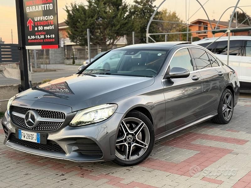 Usata Mercedes C220 Premium 194 CV (142 kW) 2019 Grigio Berlina