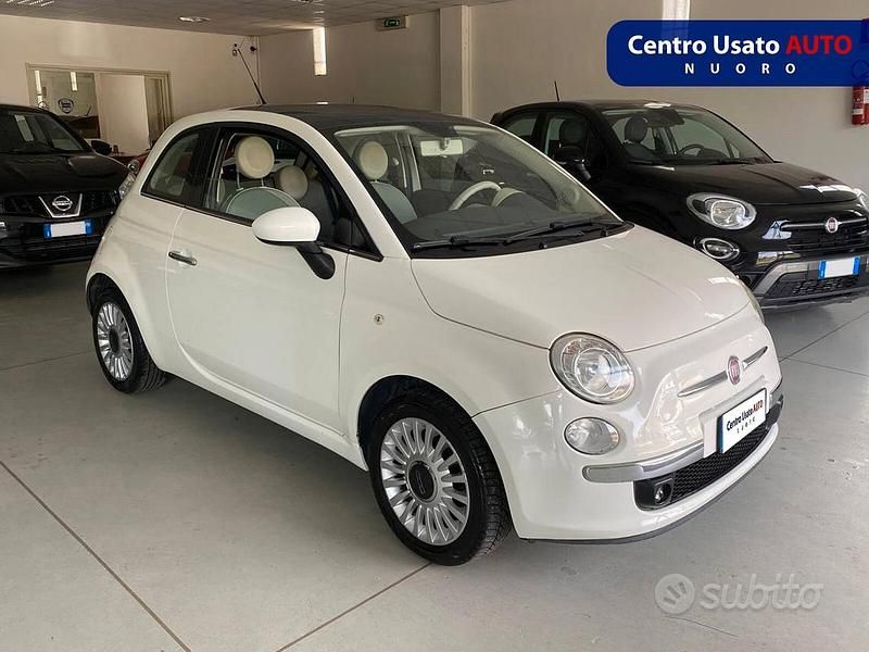 Usata Fiat 500 Lounge 69 CV (50 kW) 2009 Bianco Cabrio