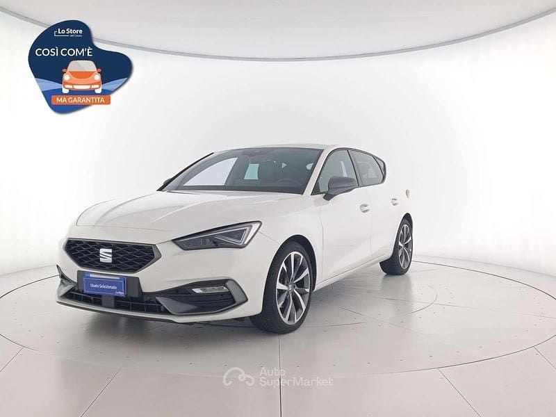 Bianco candy Usata 2025 Seat Leon FR Berlina | 29.500 € (Buon prezzo) - Immagine 1/4
