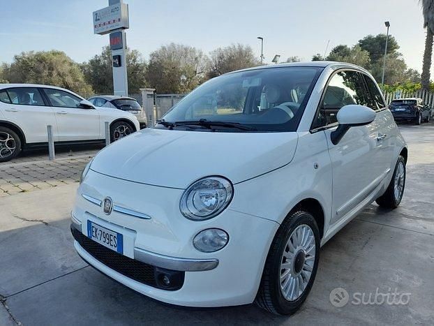 Usata Fiat 500 Lounge 95 CV (69 kW) 2012 Bianco Berlina