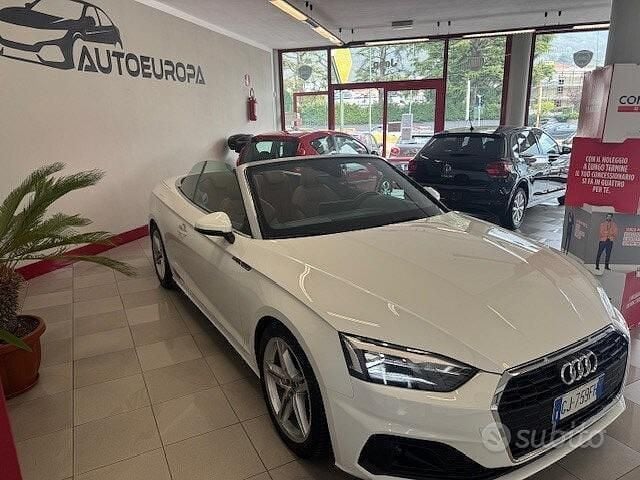 Bianco Usata 2022 Audi A5 Cabriolet Advanced Cabrio | 34.990 € (Ottimo prezzo) - Immagine 1/4