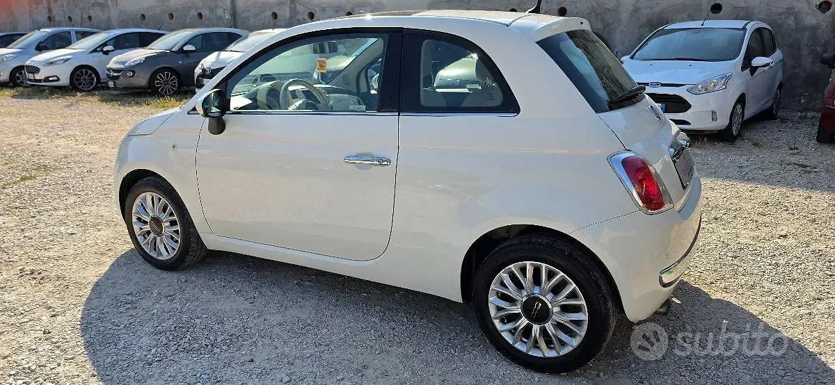 Usata Fiat 500 Lounge 68 CV (50 kW) 2015 Bianco Berlina