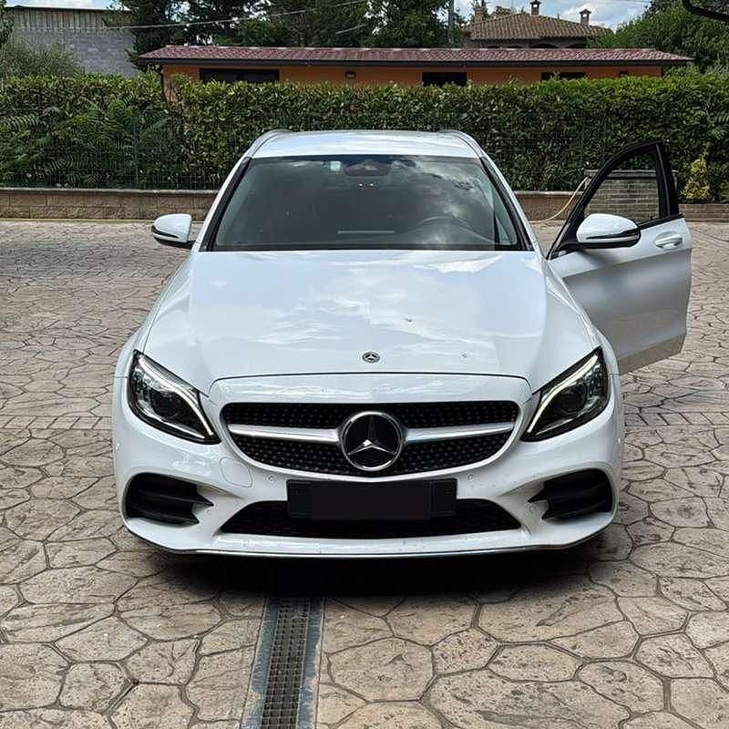Usata Mercedes C220 Premium 194 CV (142 kW) 2020 Bianco Station wagon