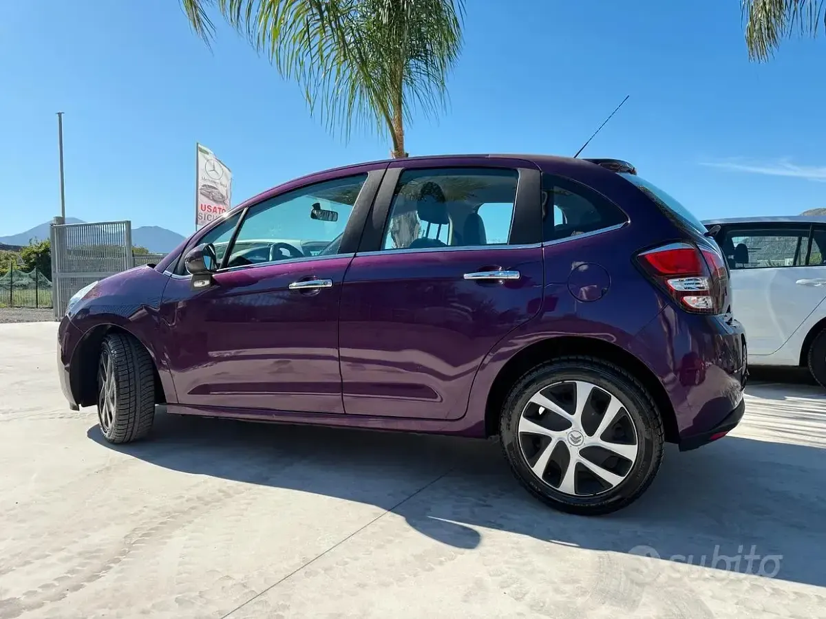Usata Citroën C3 PureTech 82 CV (60 kW) 2016 Viola Berlina