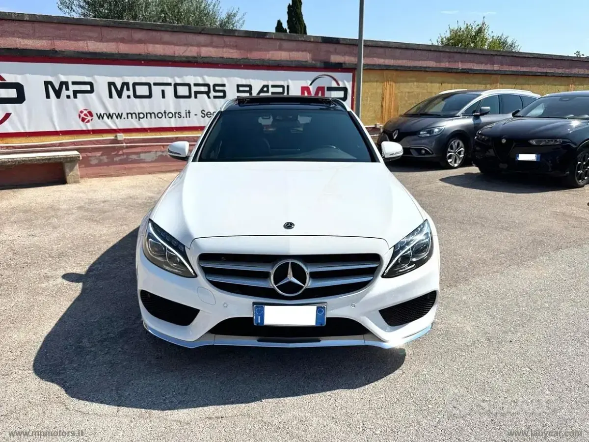 Usata Mercedes C250 Premium 204 CV (150 kW) 2018 Bianco Station wagon