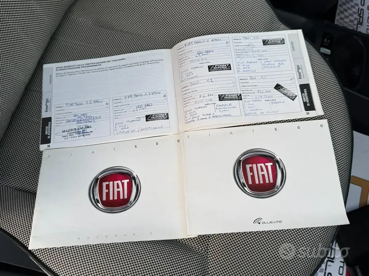 Usata Fiat 500 Lounge 69 CV (50 kW) 2012 Grigio Berlina