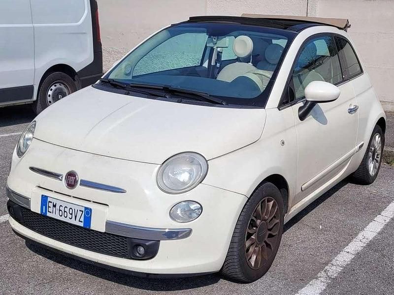 Usado Fiat 500C Lounge 95 CV (69 kW) 2012 Blanco Descapotable