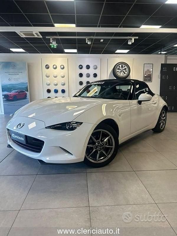 Bianco Usata 2023 Mazda MX5 Exclusive-Line Cabrio | 29.900 € (Buon prezzo) - Immagine 1/4