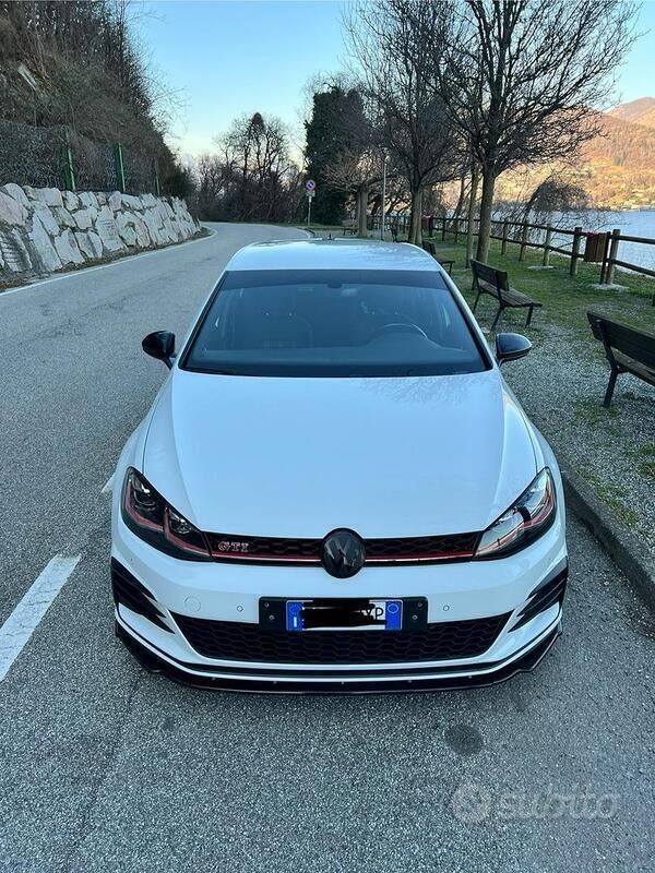 Usata VW Golf VII GTI 245 CV (180 kW) 2018 Bianco Berlina