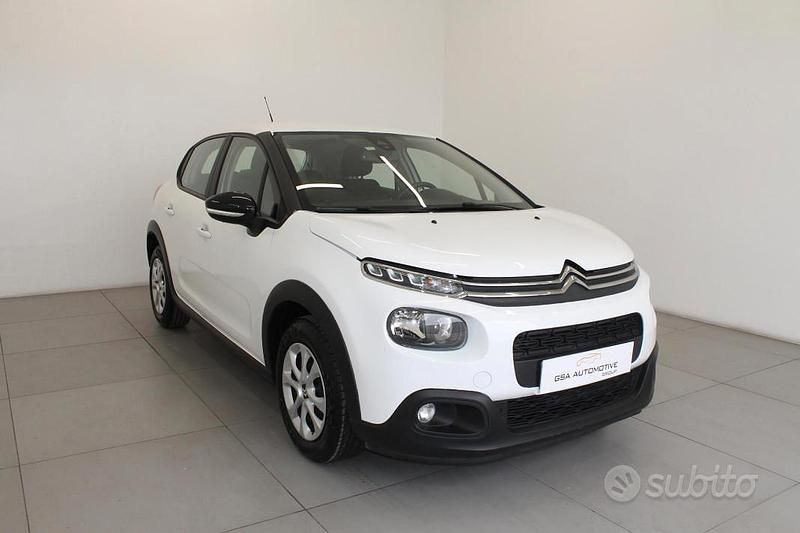 Usata Citroën C3 Feel 83 CV (61 kW) 2019 Bianco Utilitaria