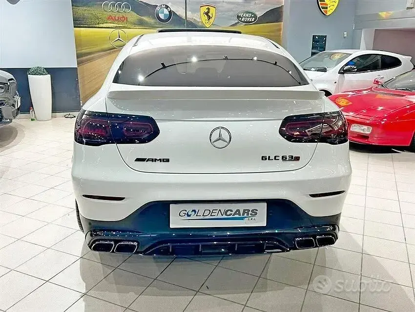 Usata Mercedes GLC63 AMG AMG 510 CV (375 kW) 2021 Bianco Coupé
