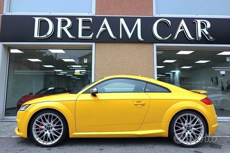 Usata Audi TTS Ambiente 310 CV (228 kW) 2018 Giallo Coupé