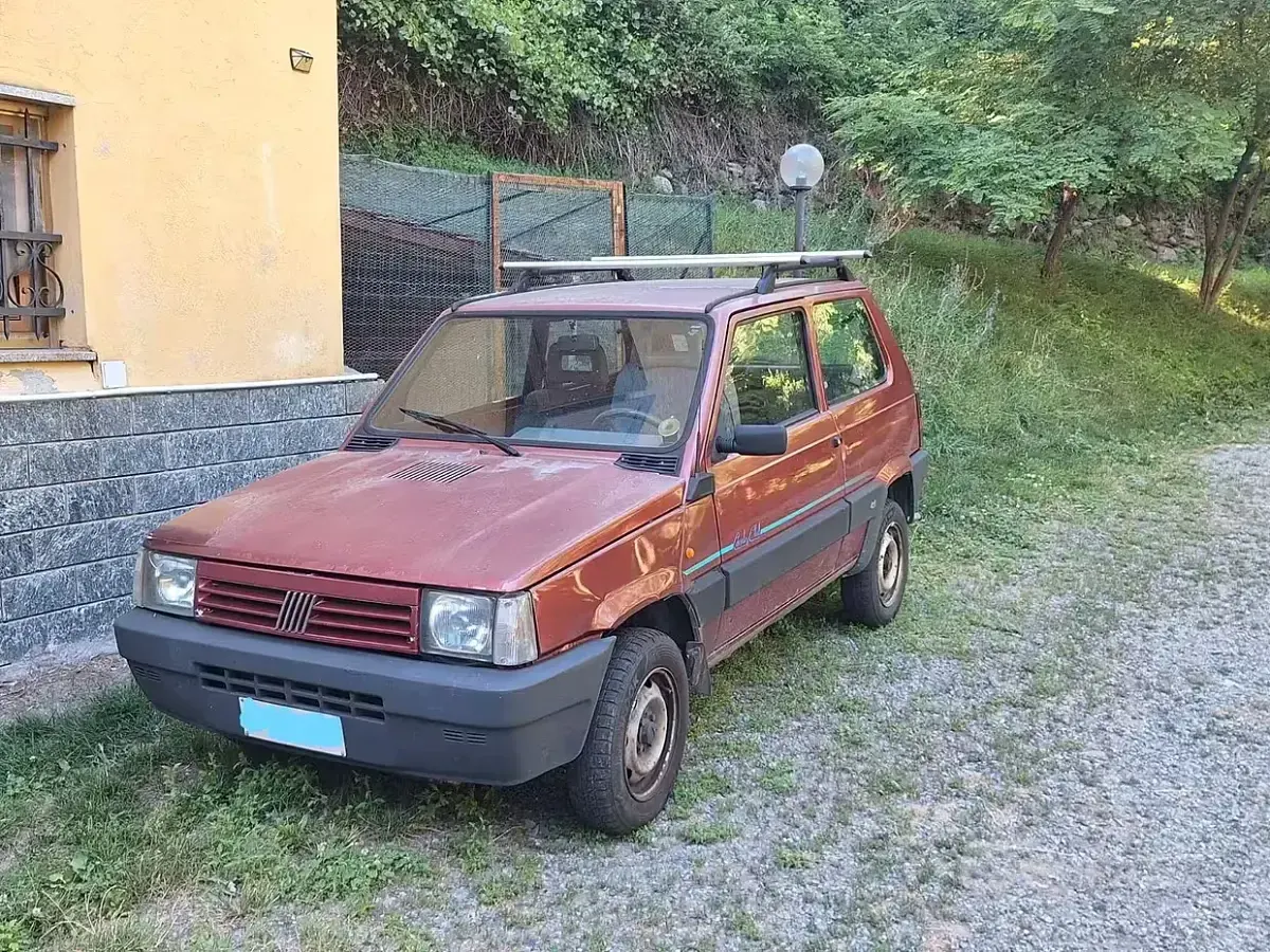 Usata Fiat Panda 4x4 54 CV (39 kW) 1997 Rosso Utilitaria