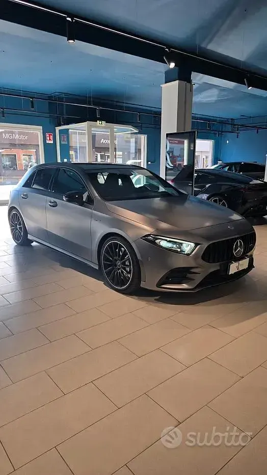 Begagnad Mercedes A250 AMG 306 HK (225 kW) 2020 Grå Sedan