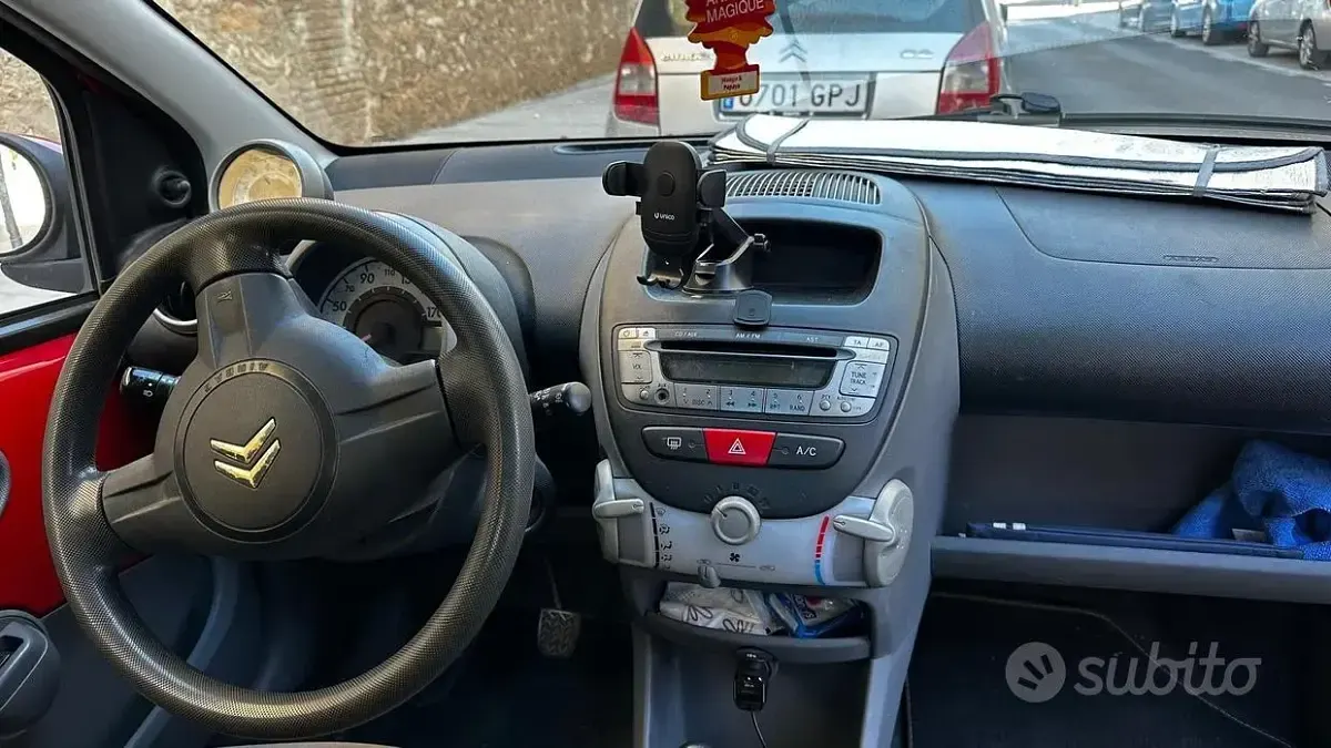 Usata Citroën C1 68 CV (50 kW) 2007 Rosso Utilitaria