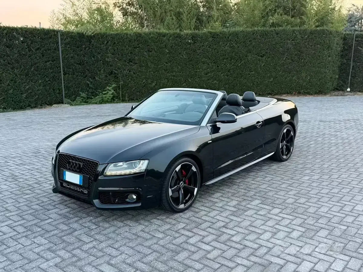 Usata Audi A5 Cabriolet S-Line 211 CV (155 kW) 2010 Nero Cabrio