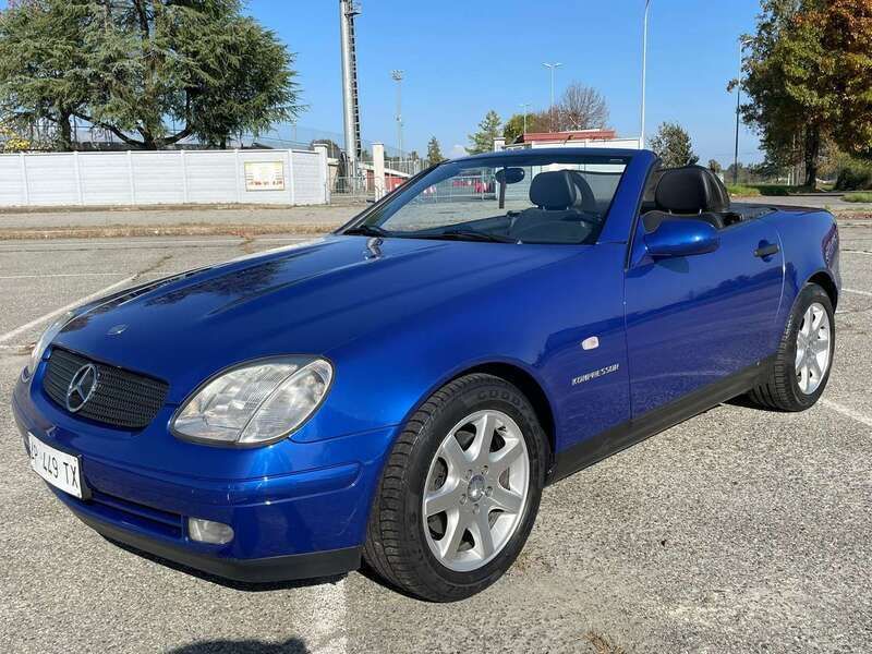 Blu/azzurro Usata 1998 Mercedes SLK200 Cabrio | 13.000 € (Cara) - Immagine 1/4