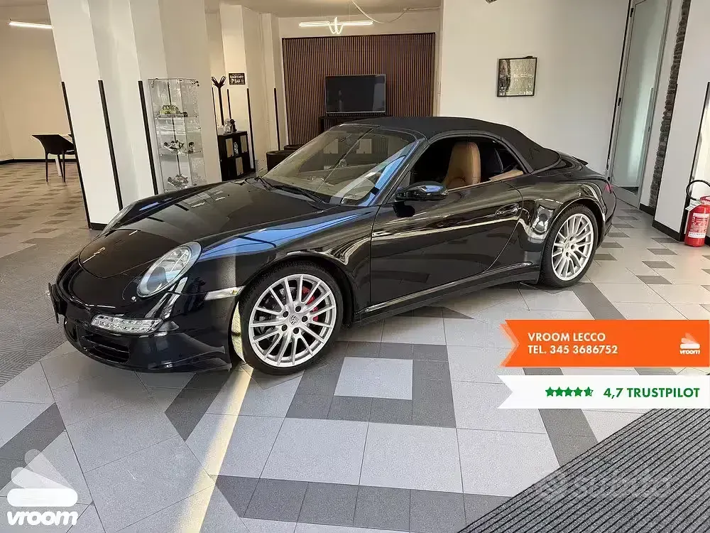 Usata Porsche 911 Carrera 4S Cabriolet 355 CV (261 kW) 2006 Nero Cabrio