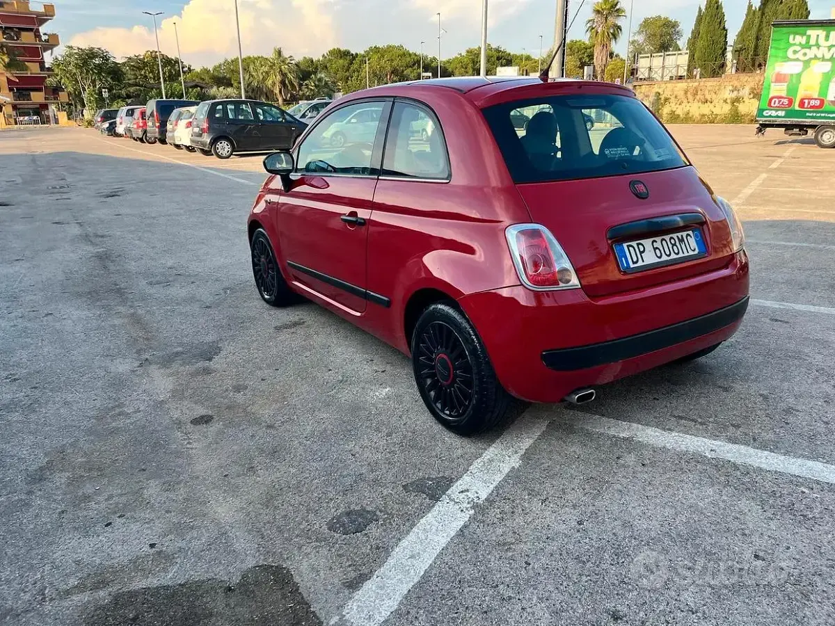 Usata Fiat 500C Sport 69 CV (50 kW) 2009 Rosso Cabrio