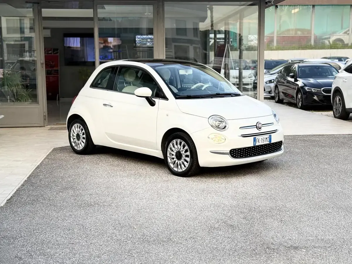 Usata Fiat 500 69 CV (50 kW) 2017 Bianco Berlina
