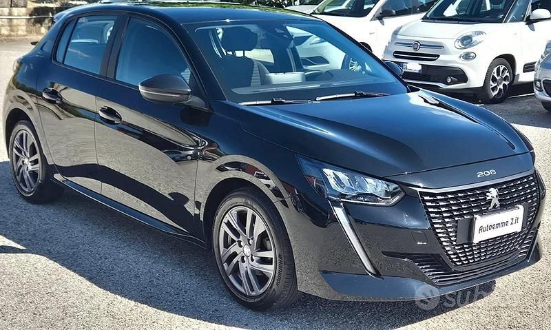 Usata Peugeot 208 Active 75 CV (55 kW) 2022 Nero Utilitaria